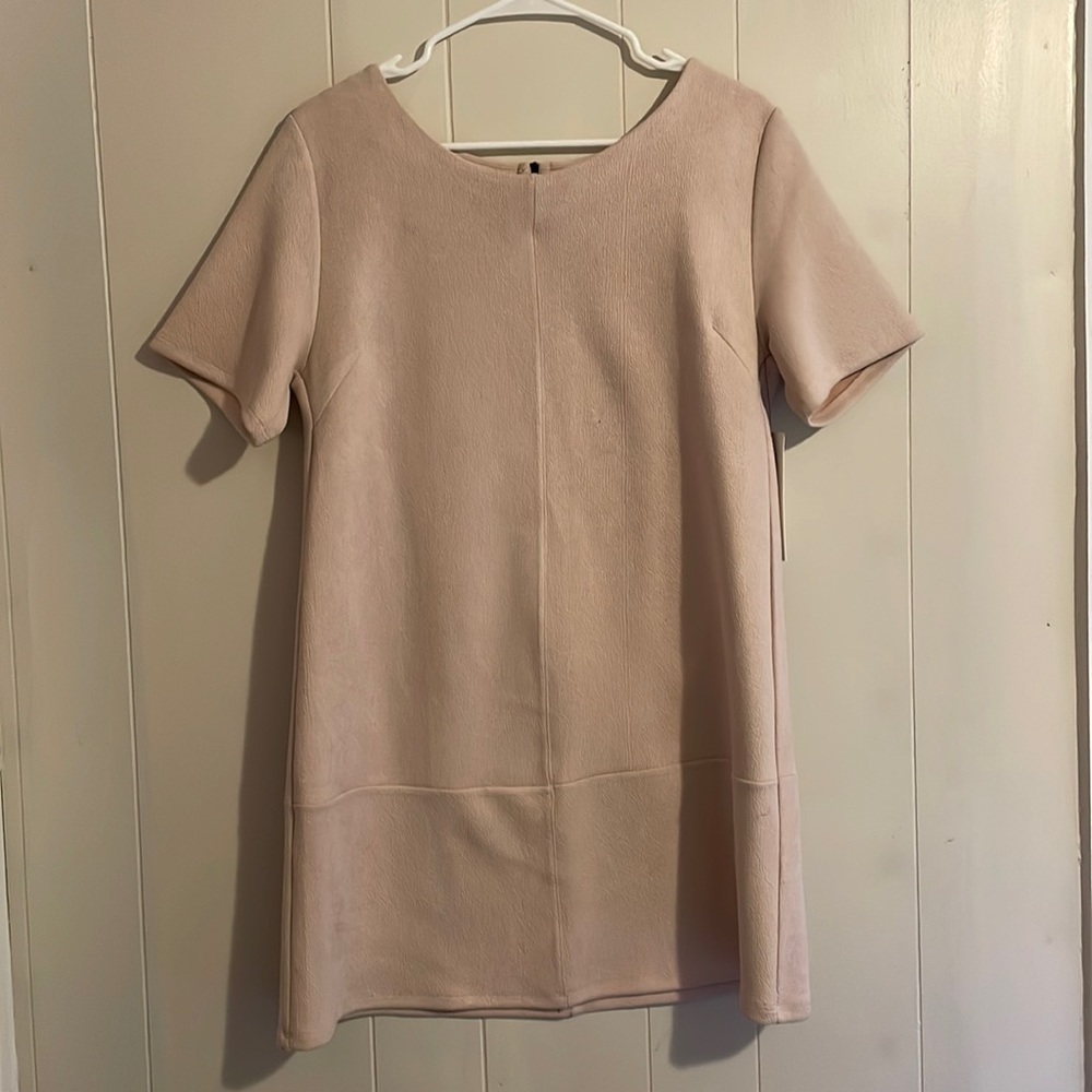 Bishop & young | pink shift dress | LARGE | NWT